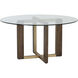 Rejane Gold / Raw Umber Dining Table Base